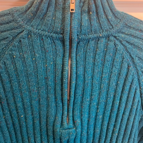 Blue turtleneck sweater- good condition - Picture 4 of 4